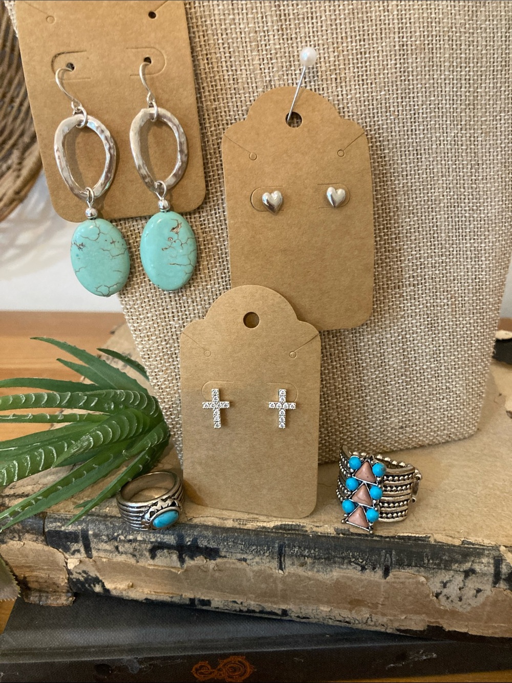 Silver | turquoise inspired jewelry bundle